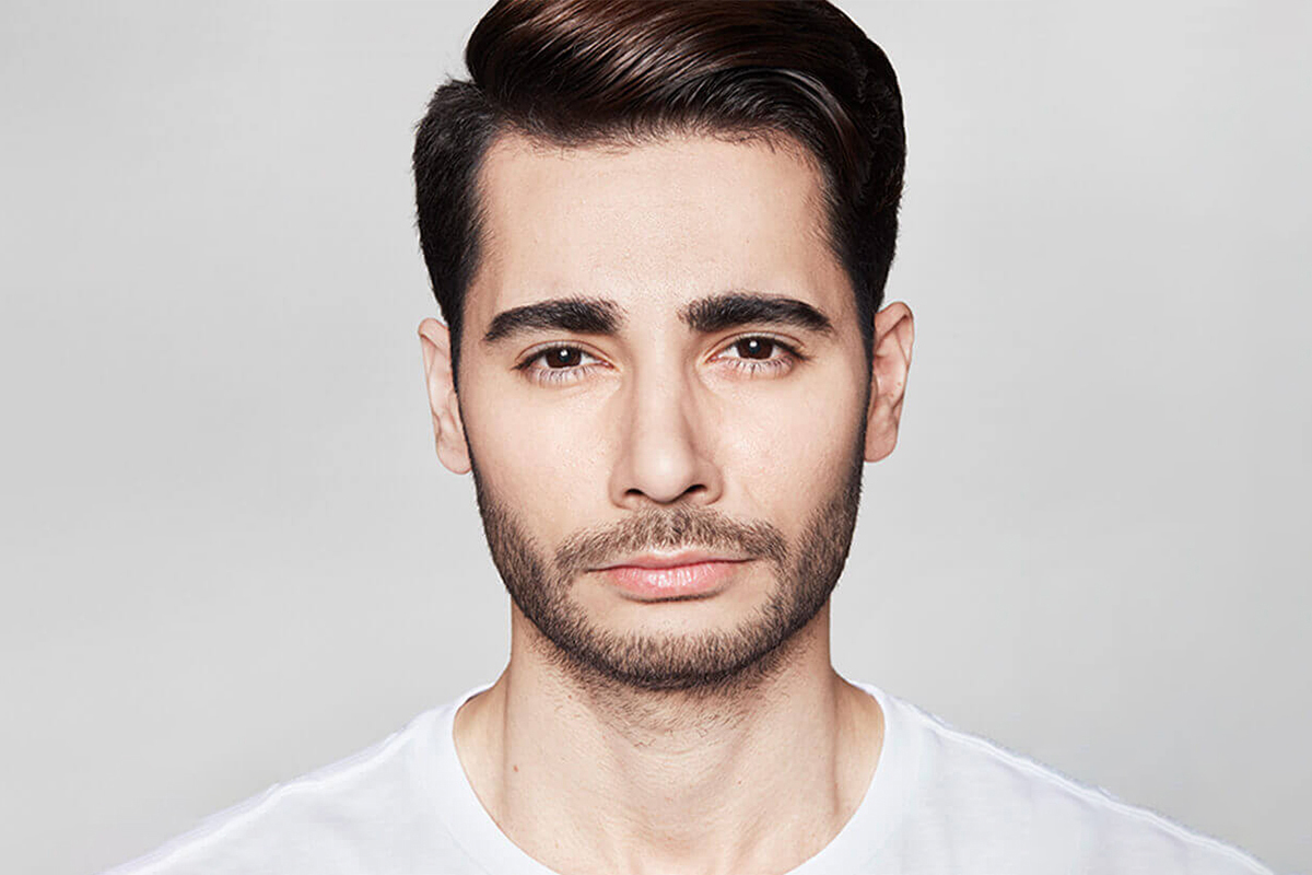 a man with no frown lines after Dysport in San Antonio